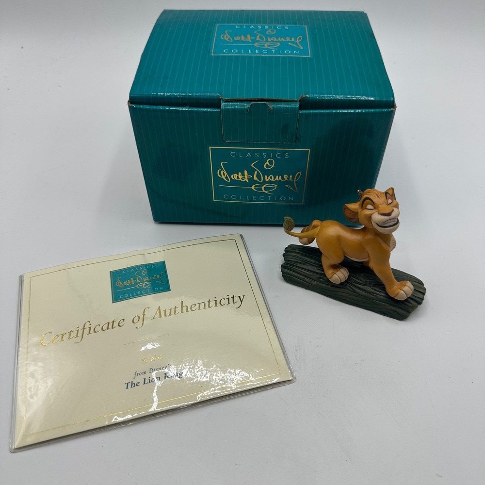 Walt Disney Classics Collection WDCC Simba Ornament Lion King Hakuna Matata COA